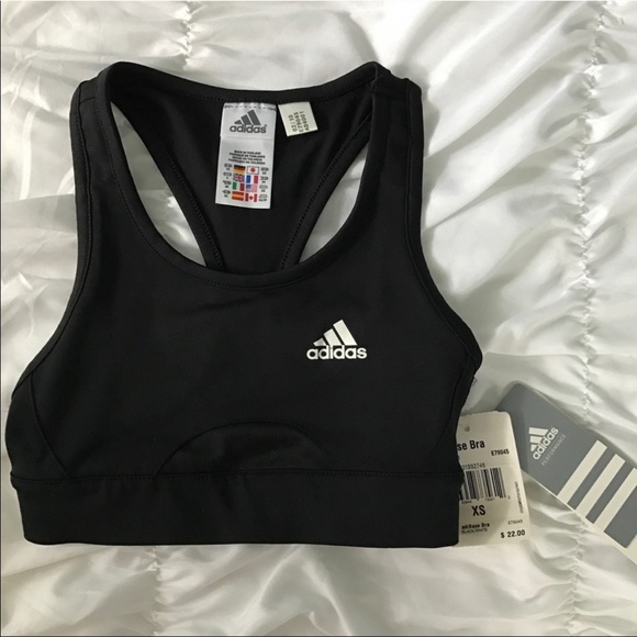 Adidas Black Sports adiBase Bra